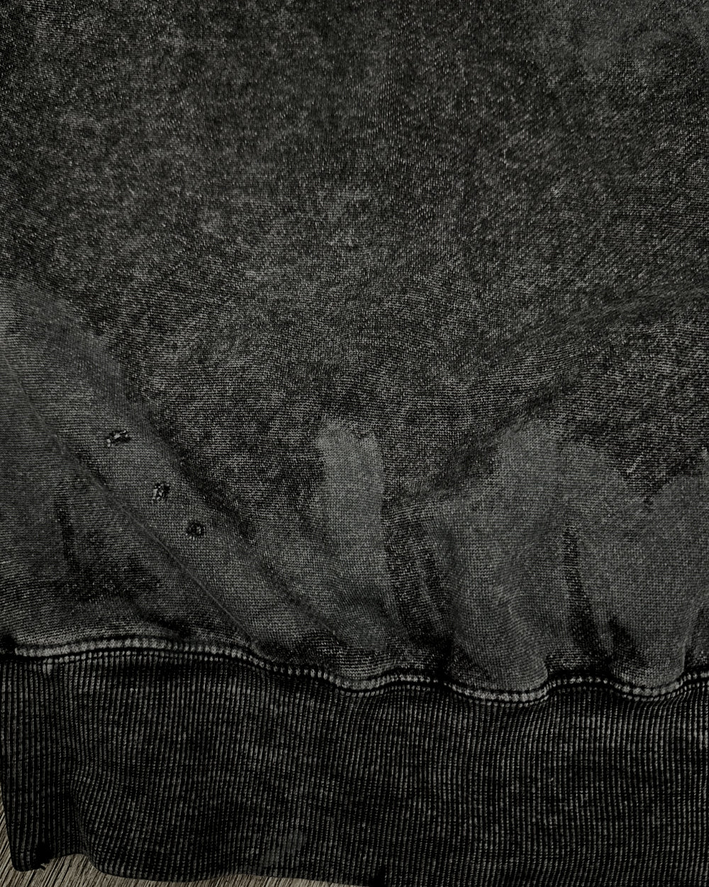 Sin Is Real, So Is the Cross | Black Grunge Heavyweight Hoodie