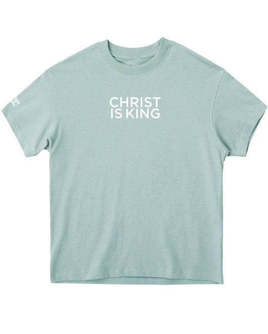 Christ Is King Heavyweight Christian Streetwear T-Shirt