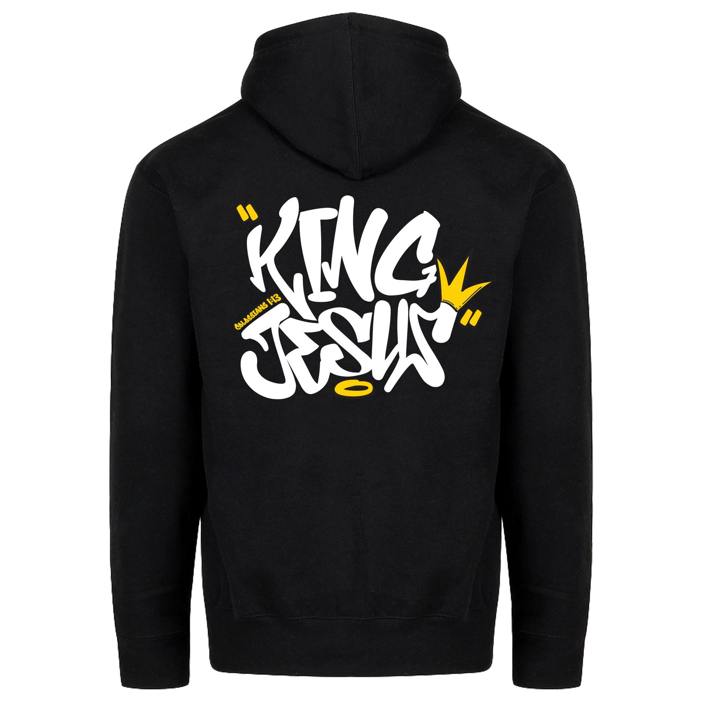 King Jesus Graffiti Hoodie – Christian Streetwear Essential
