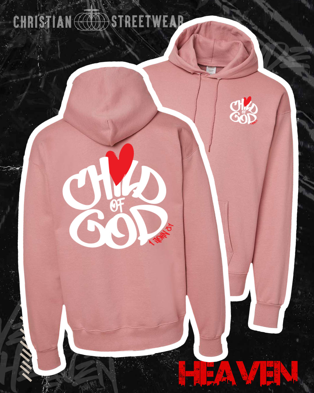 Minimal Design | 9oz Fleece | Identity-Based Faith Apparel
