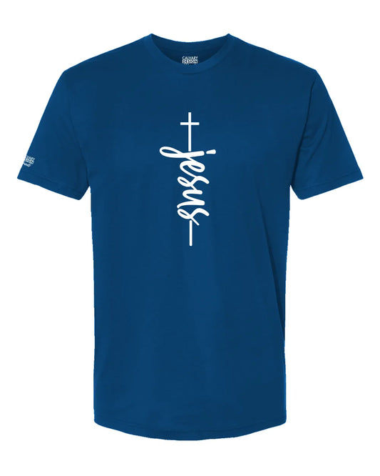 Jesus Cross T-Shirt | Minimalist Christian Shirt | Faith-Based Graphic Tee
