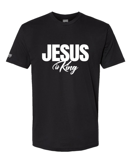 Jesus Is King Christian T-Shirt | Grey Faith Statement Tee