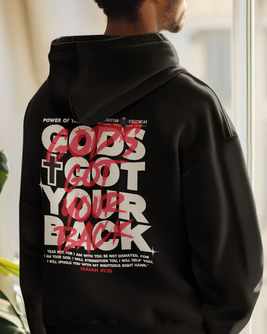 God’s Got Your Back Christian Hoodie Faith-Based Streetwear