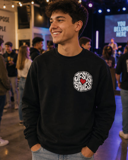 Jesus Saves Crewneck