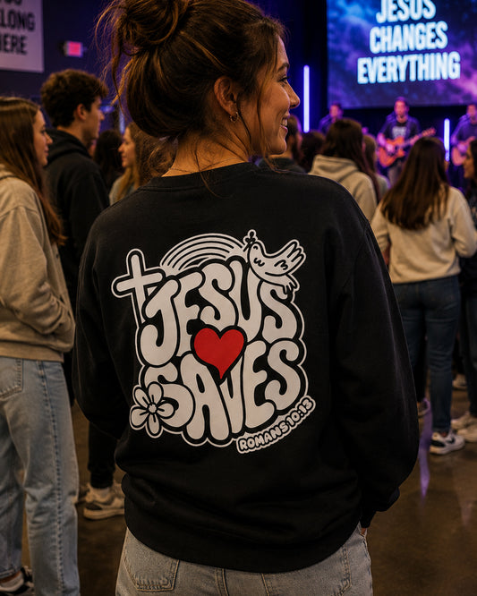 Jesus Saves Crewneck