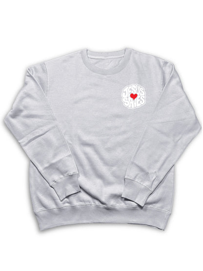 Jesus Saves Crewneck Sweatshirt – Bold Christian Faith Apparel | Romans 10:13