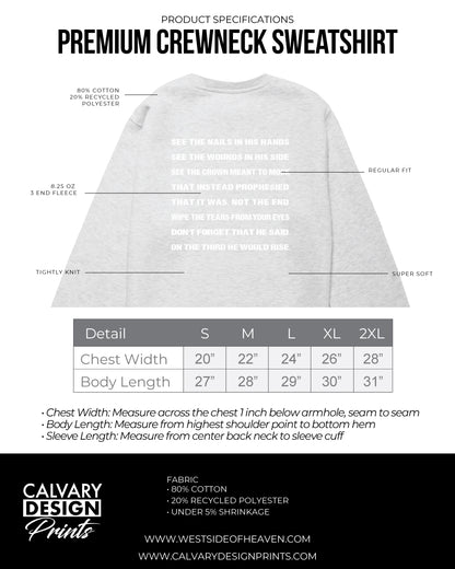 Jesus Is Alive Christian Resurrection Sweatshirt | Revelation 1:18