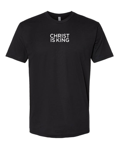 CHRIST IS KING Tee – Bold but Minimalist All-Caps Christian Faith Shirt for Believers