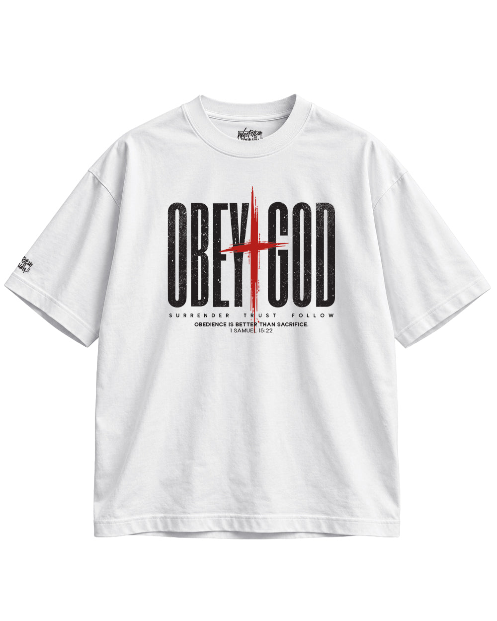 OBEY GOD Oversized T-Shirt | Premium Christian Streetwear