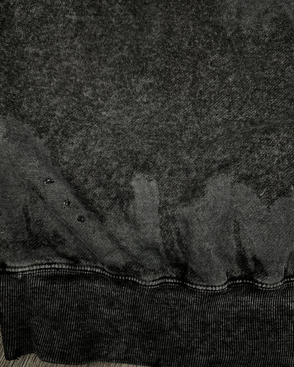 Sin Is Real, So Is the Cross | Black Grunge Heavyweight Hoodie