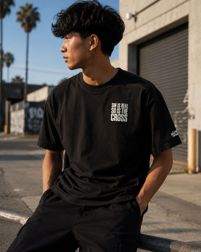 Sin Is Real Oversized Tee
