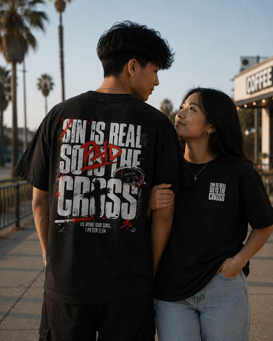 Sin Is Real Oversized Tee