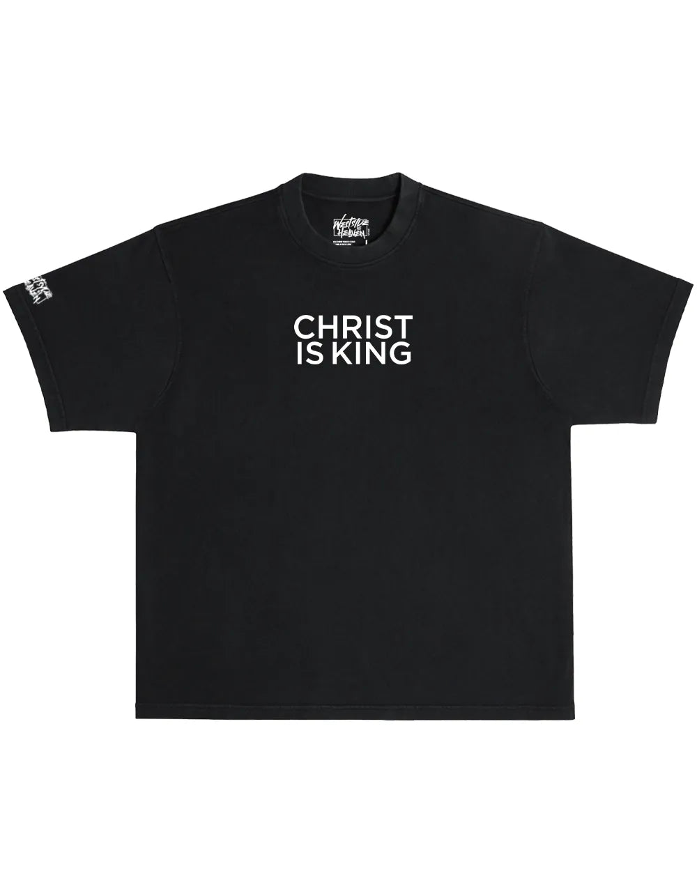 Christ Is King Box Tee | Premium Christian Streetwear | Westsyde of Heaven
