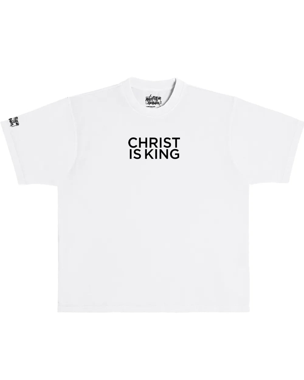 Christ Is King Box Tee | Premium Christian Streetwear | Westsyde of Heaven