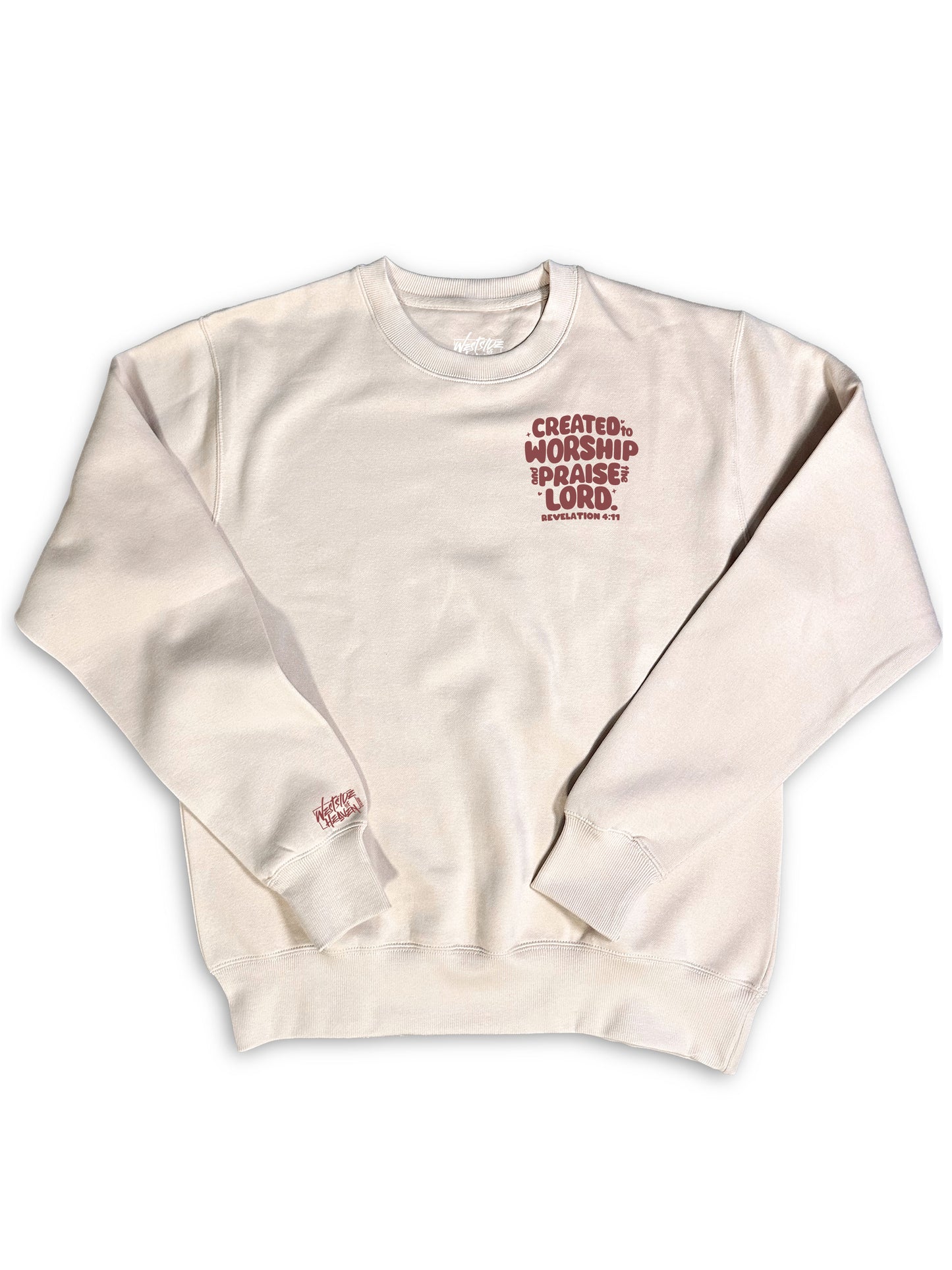 Created to Worship & Praise the Lord Crewneck Sweatshirt