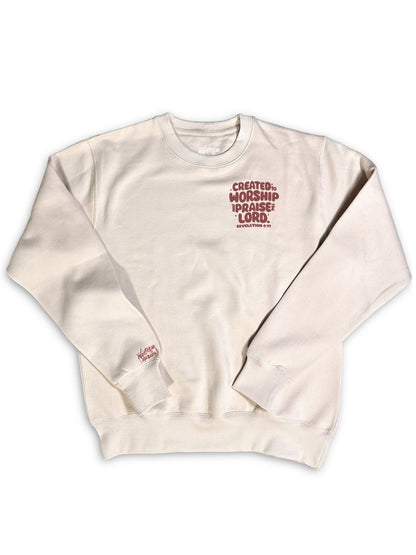 Created to Worship & Praise the Lord Crewneck Sweatshirt