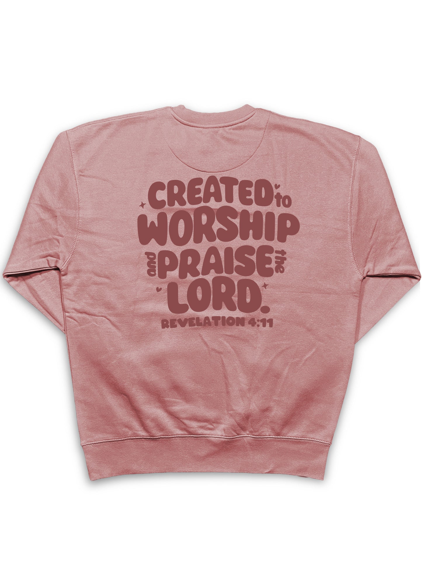 Created to Worship & Praise the Lord Crewneck Sweatshirt