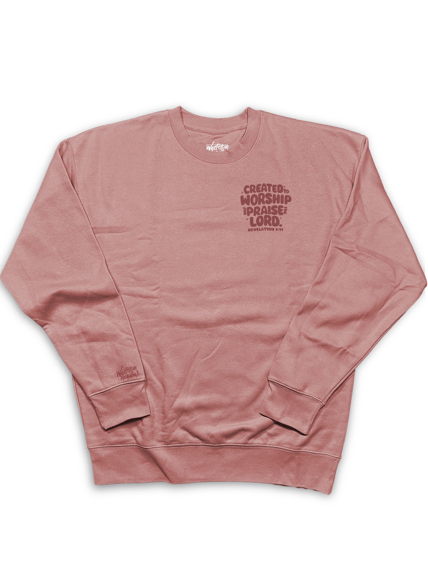 Created to Worship & Praise the Lord Crewneck Sweatshirt
