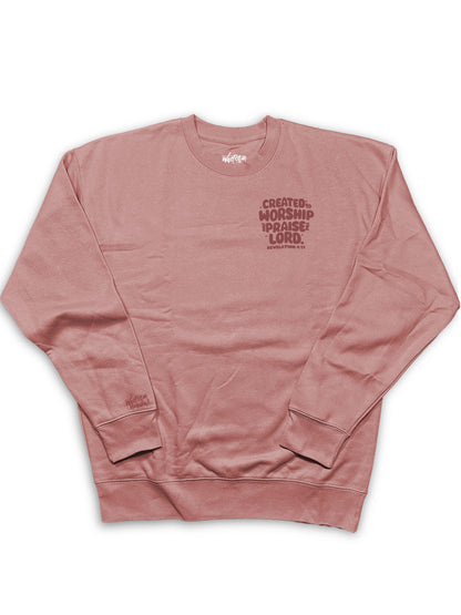 Created to Worship & Praise the Lord Crewneck Sweatshirt