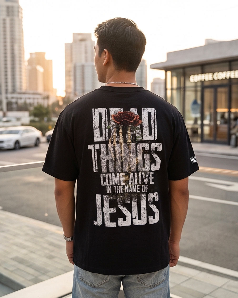 Dead Things Come Alive in the Name of Jesus Christian Oversized T-Shirt