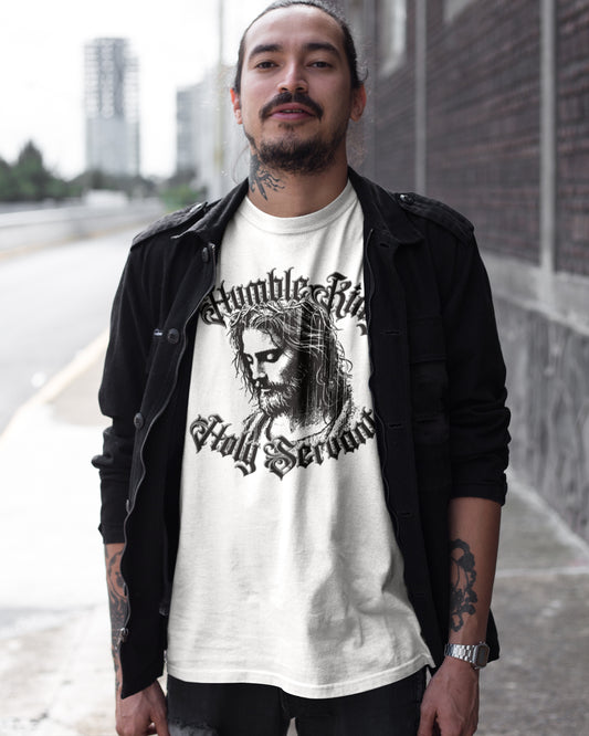 Humble King, Holy Servant – Jesus Christian Graphic Tee