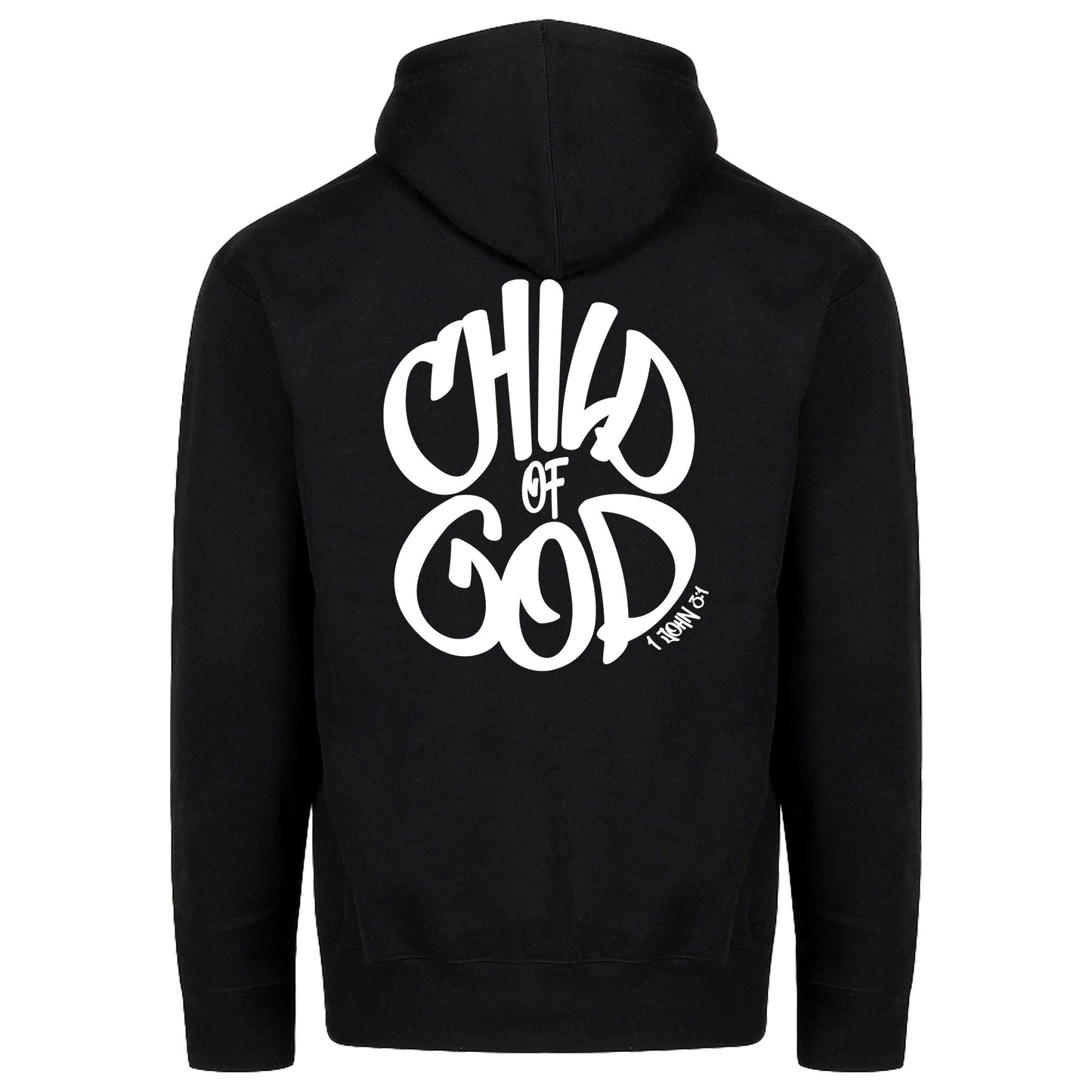 child of God streetwear hoodie bold Christian faith hoodie