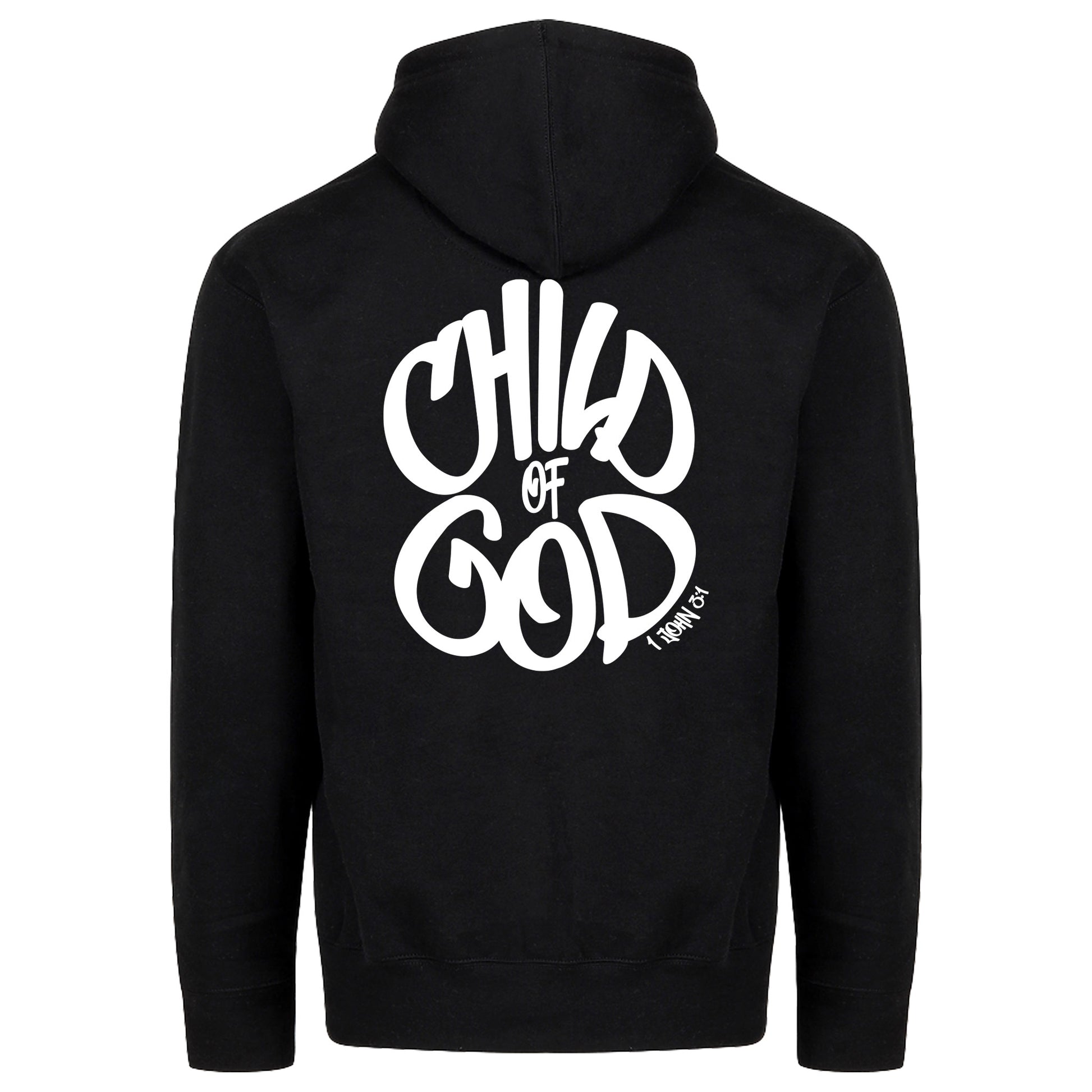 child of God streetwear hoodie bold Christian faith hoodie