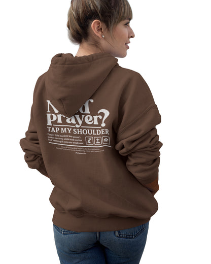 Need Prayer? Christian Zip-Up Hoodie | Faith Based Streetwear