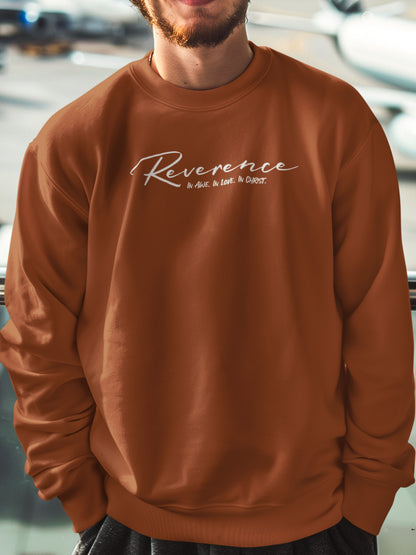 Reverence In Love, In Awe, In Christ - Crewneck Sweatshirt Westside of Heaven