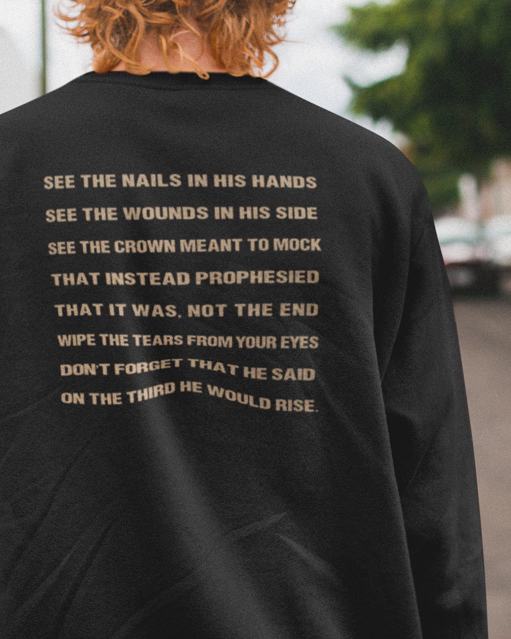 Jesus Is Alive – Christian Resurrection Sweatshirt | Revelation 1:18 Faith Apparel